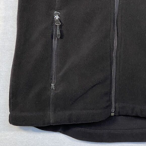 Roots Canada Athletic Fleece Vest Full Zip Women‎ S Black Sleeveless Pockets - Picture 7 of 13